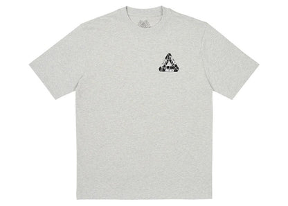 Palace Tri-Ripped T-Shirt Grey Marl
