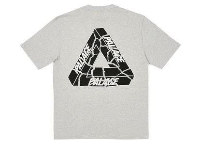 Palace Tri-Ripped T-Shirt Grey Marl