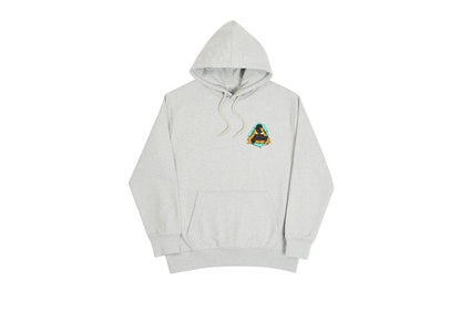 Palace Tri-Ripper Hoodie Grey Marl