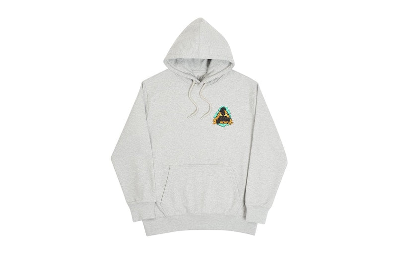 Palace Tri-Ripper Hoodie Grey Marl