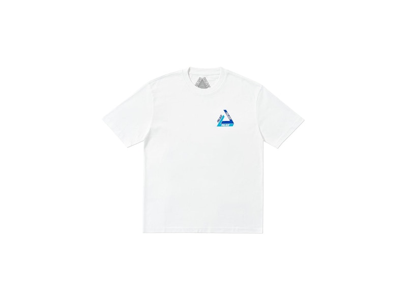 Palace Tri-Shadow T-shirt White/Blue
