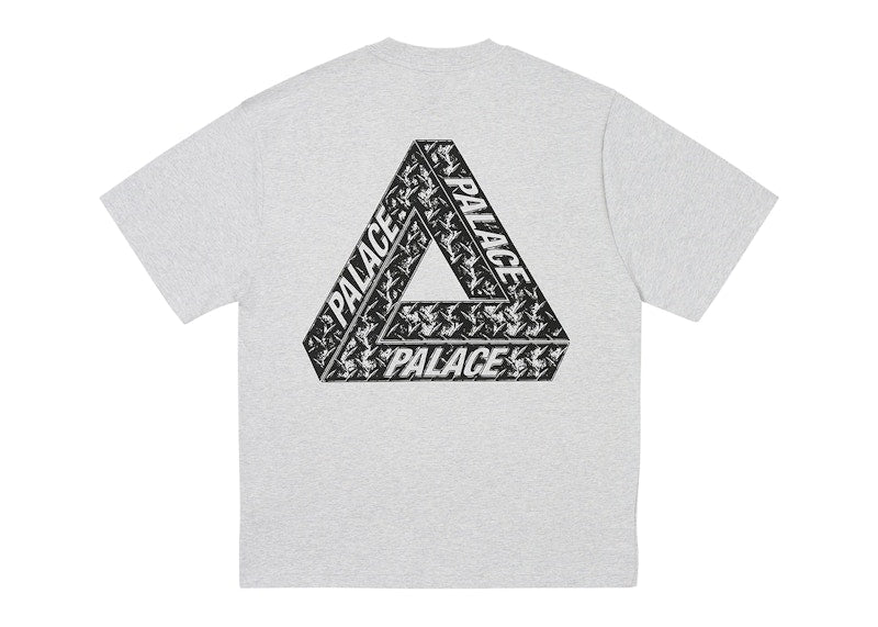 Palace Tri Slip T-Shirt Grey Marl