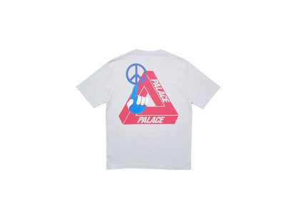 Palace Tri-Smiler T-shirt Grey Marl