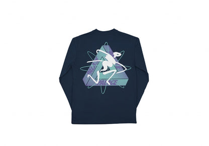 Palace Tri-Spaced Longsleeve Navy