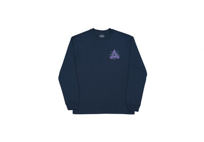 Palace Tri-Spaced Longsleeve Navy