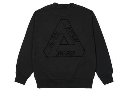 Palace Tri-Stitch Crew Black