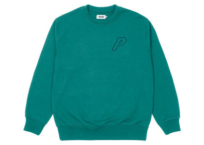 Palace Tri-Stitch Crew Teal