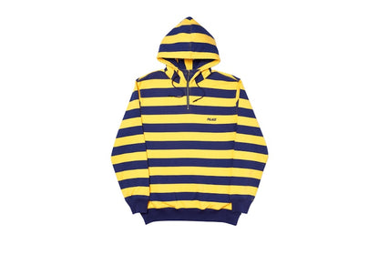 Palace Tri-Stripe-Zip Hood Yellow/Navy