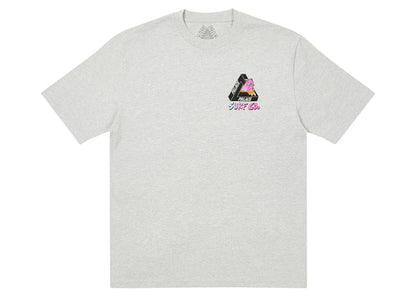 Palace Tri-Surf Co T-shirt Grey Marl