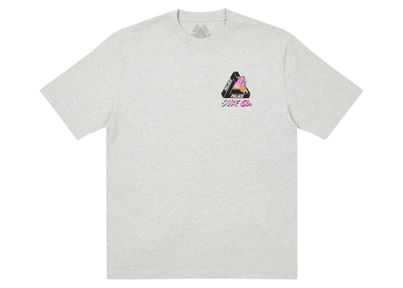 Palace Tri-Surf Co T-shirt Grey Marl