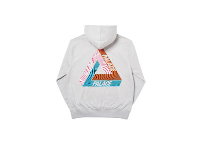 Palace Tri-Tex Hood Grey Marl