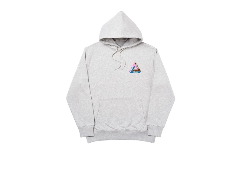Palace Tri-Tex Hood Grey Marl
