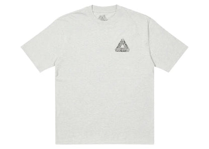 Palace Tri-Text T-Shirt Grey Marl