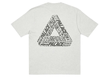 Palace Tri-Text T-Shirt Grey Marl