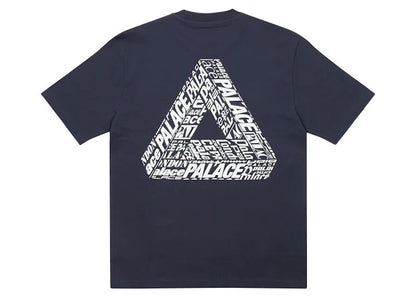 Palace Tri-Text T-Shirt Navy