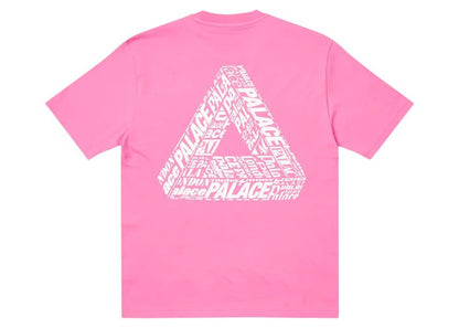 Palace Tri-Text T-Shirt Pink
