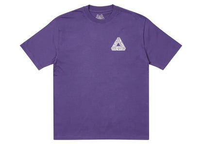 Palace Tri-Text T-Shirt Purple