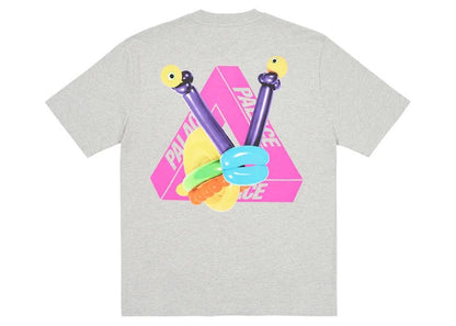 Palace Tri-Twister T-Shirt Grey Marl