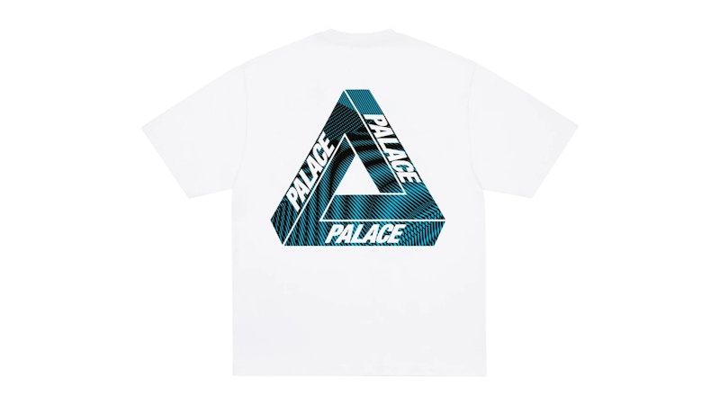 Palace Tri-Vex T-Shirt White/Blue