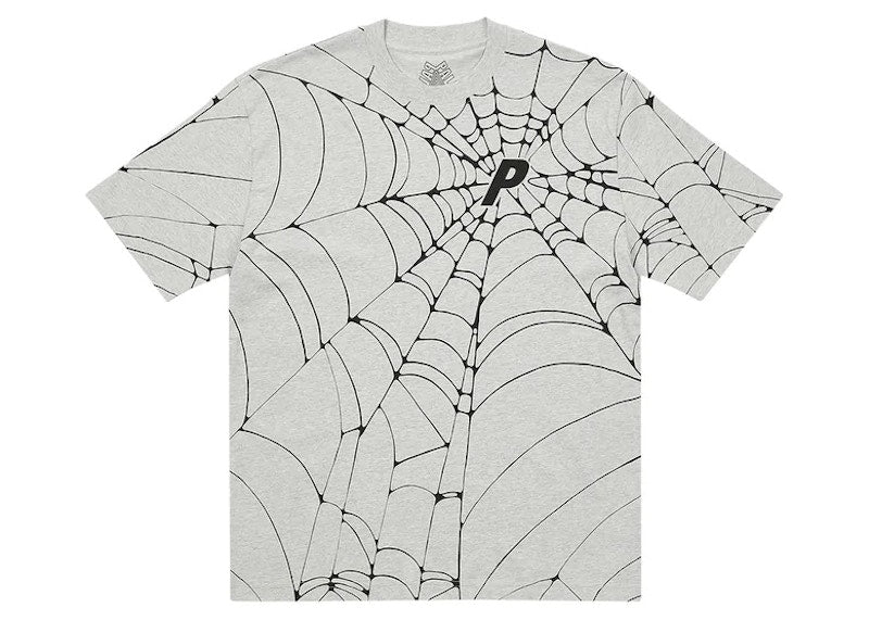 Palace Tri-Web T-Shirt Grey Marl