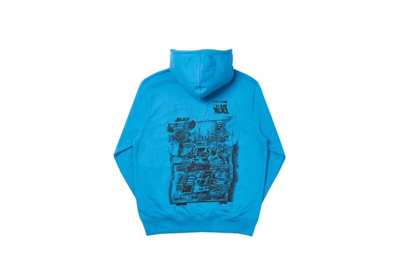 Palace Tri-Wobble Hood Blue