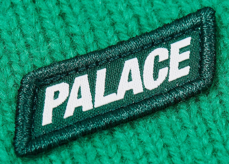 Palace Trial 1/4 Zip Knit Racey Green