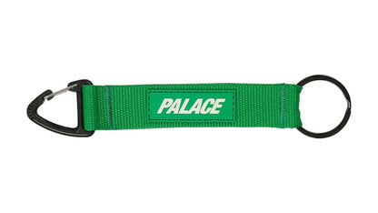 Palace Triangle Webbing Keyring Green
