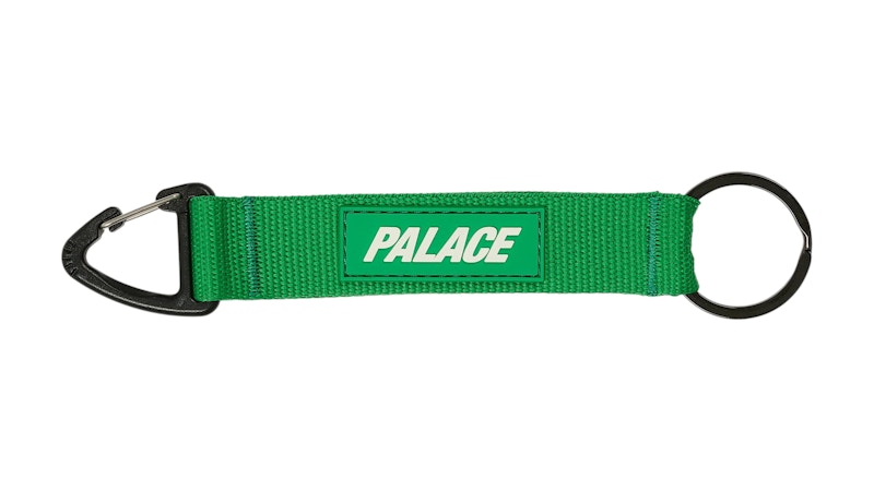 Palace Triangle Webbing Keyring Green