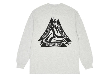 Palace Tribal Tri Longsleeve Grey Marl