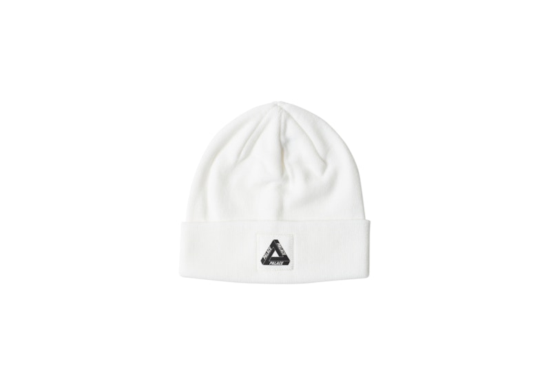 Palace Triferg Patch Beanie White