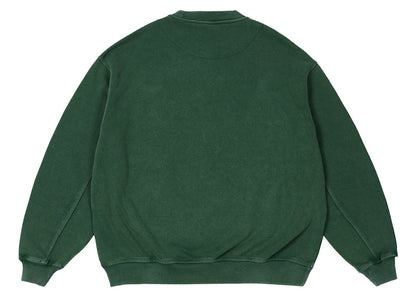 Palace Triple Stitch Crew Pigment Green