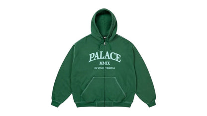 Palace Triple Stitch Veritas Zip Hood Racey Green