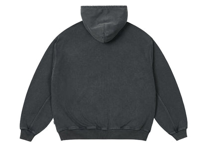 Palace Triple Stitch Zip Hood Pigment Black