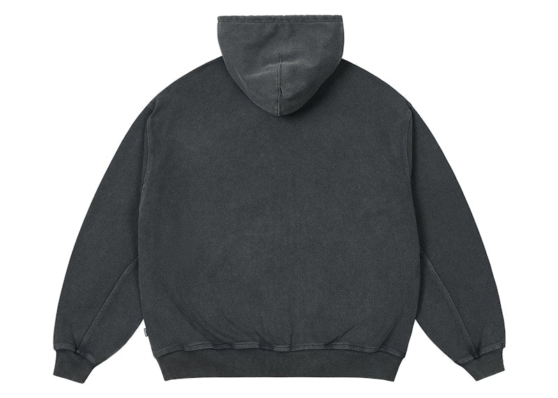 Palace Triple Stitch Zip Hood Pigment Black