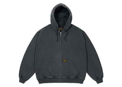 Palace Triple Stitch Zip Hood Pigment Black
