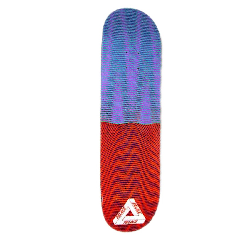 Palace Trippy Stick Skateboard Deck Blue/Orange