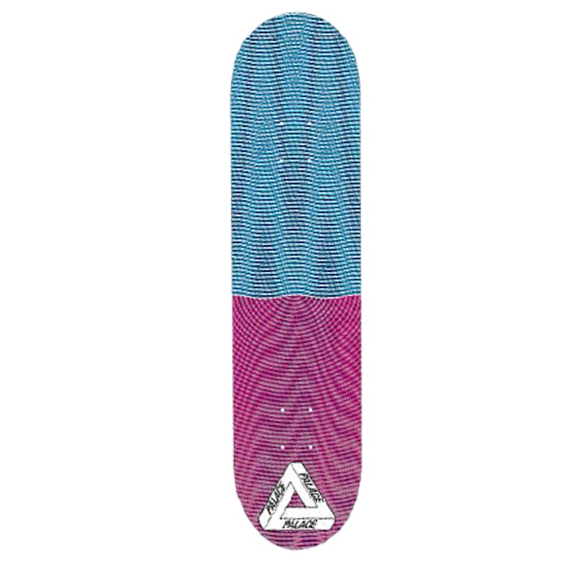 Palace Trippy Stick Skateboard Deck Blue/Purple