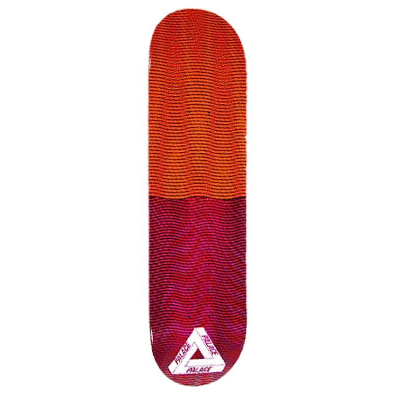 Palace Trippy Stick Skateboard Deck Orange/Purple