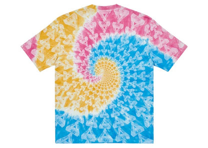 Palace Trippy Tri-Ferg T-shirt Blue Swirl
