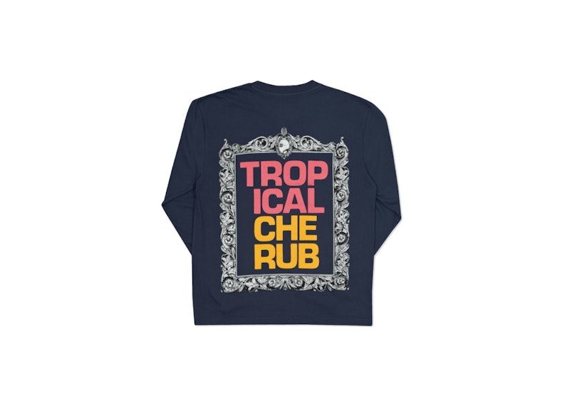 Palace Tropical Cherub L/S T-shirt Navy