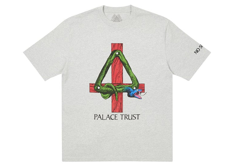 Palace Trust Palace T-shirt Grey Marl