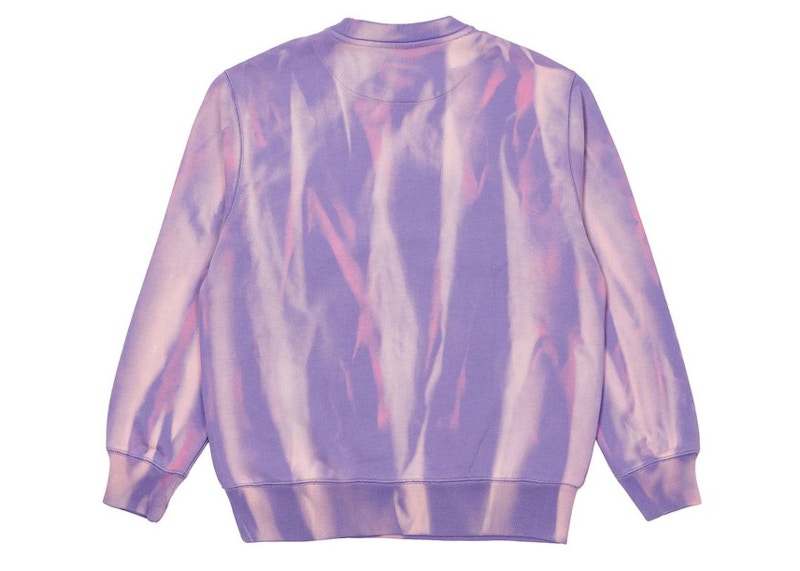 Palace Try-Dye Crew Purple/White