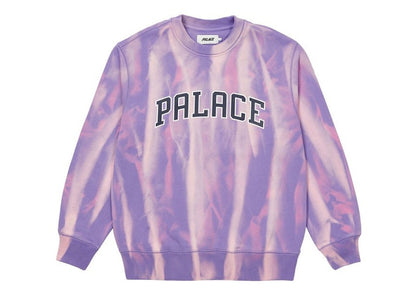 Palace Try-Dye Crew Purple/White