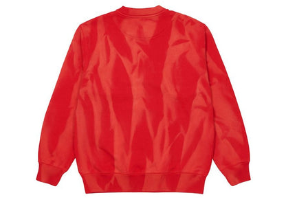 Palace Try-Dye Crew Red/White
