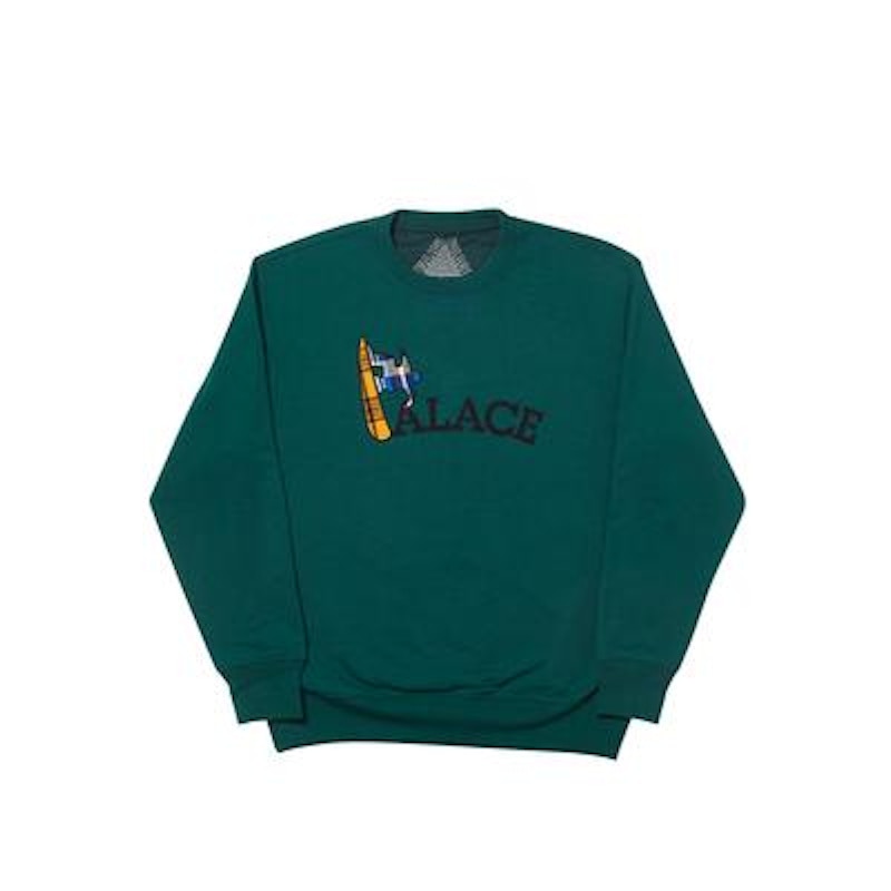 Palace Turf Surf Crew Dark Green