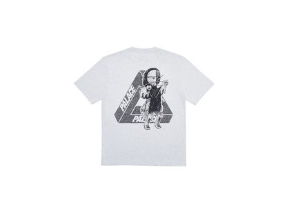 Palace U Figure T-shirt Grey Marl