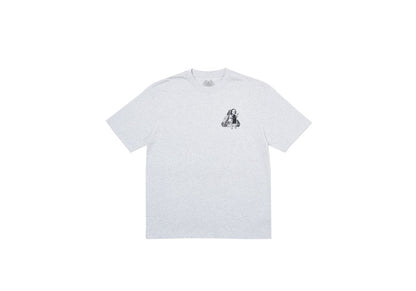 Palace U Figure T-shirt Grey Marl
