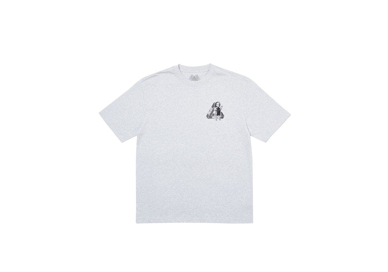 Palace U Figure T-shirt Grey Marl