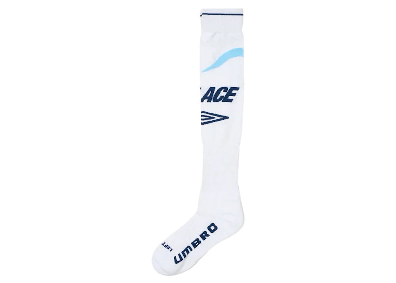 Palace x Umbro Away Sock White