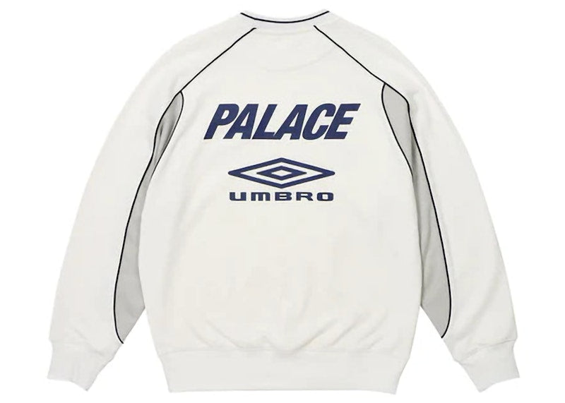 Palace x Umbro Warm Up Crew White